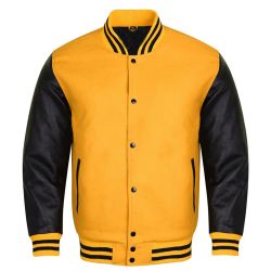 Varsity Jacket Yellow Black